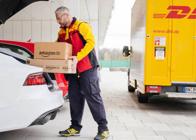 Amazon будет доставлять посылки прямо в багажник машины