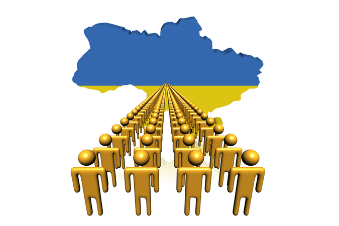 Население Украины сократилось