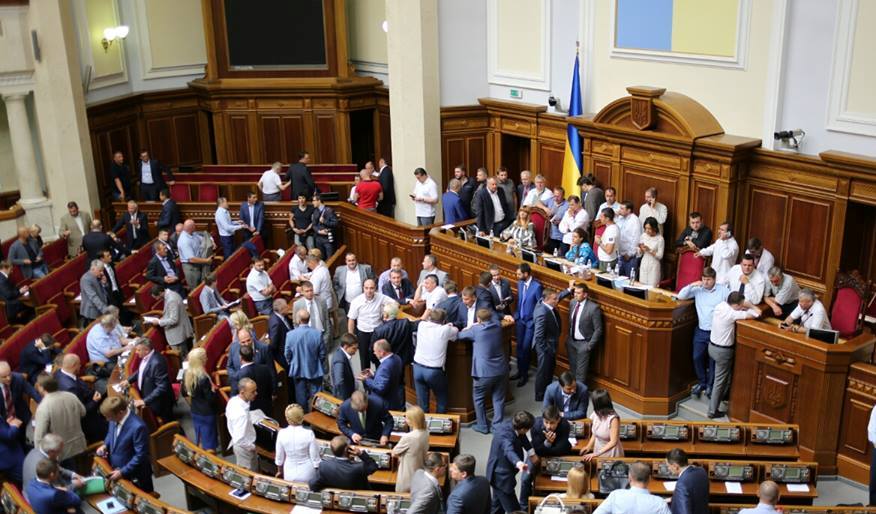 Рада приняла законопроект о внесении изменений в Конституцию
