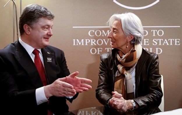 Порошенко сегодня встретится с главой МВФ