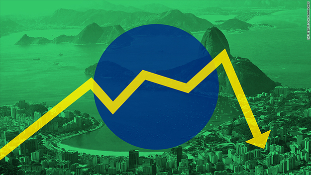 Экономика Бразилии сокращается пятый квартал подряд
